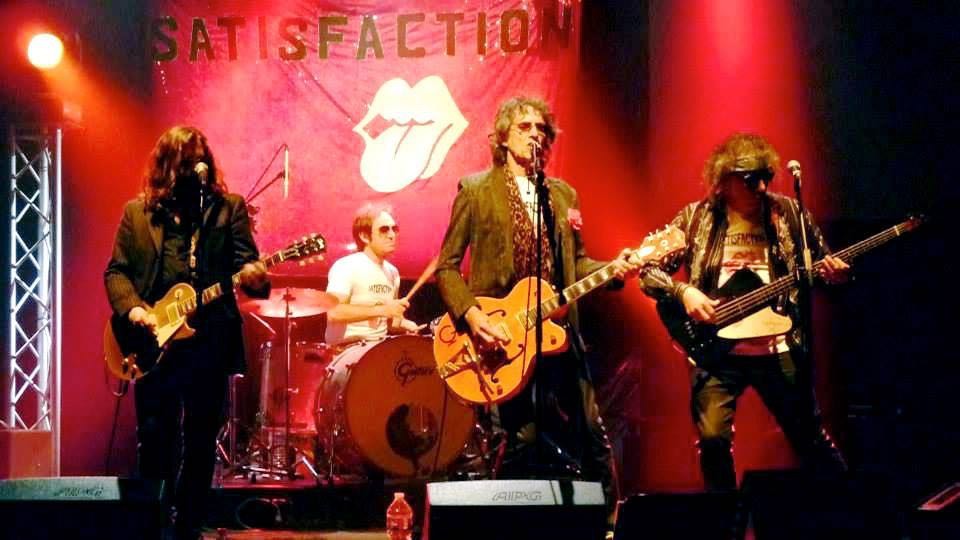 Satisfaction tribute band to the Rolling Stones
