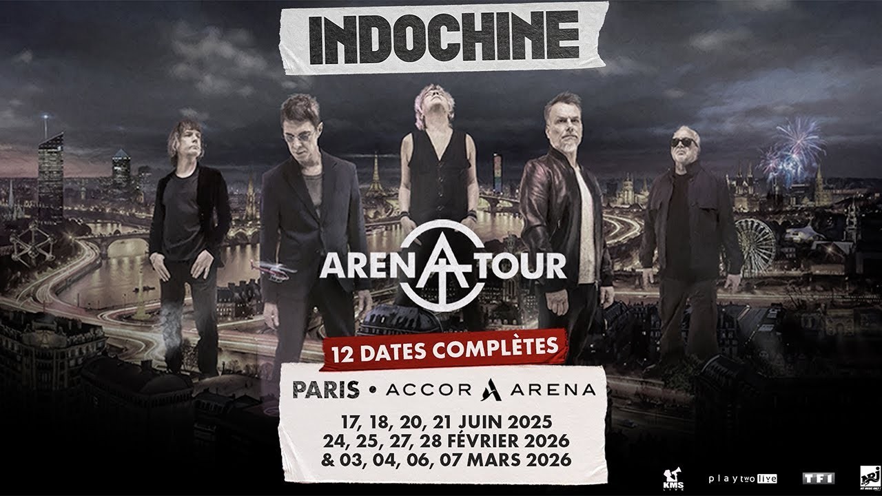 Indochine - Arena Tour - Bercy